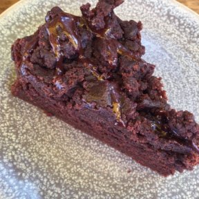 Gluten-free chocolate cake from M Cafe